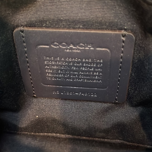 Coach color block Andi mini metallic backpack EUC - Picture 5 of 6